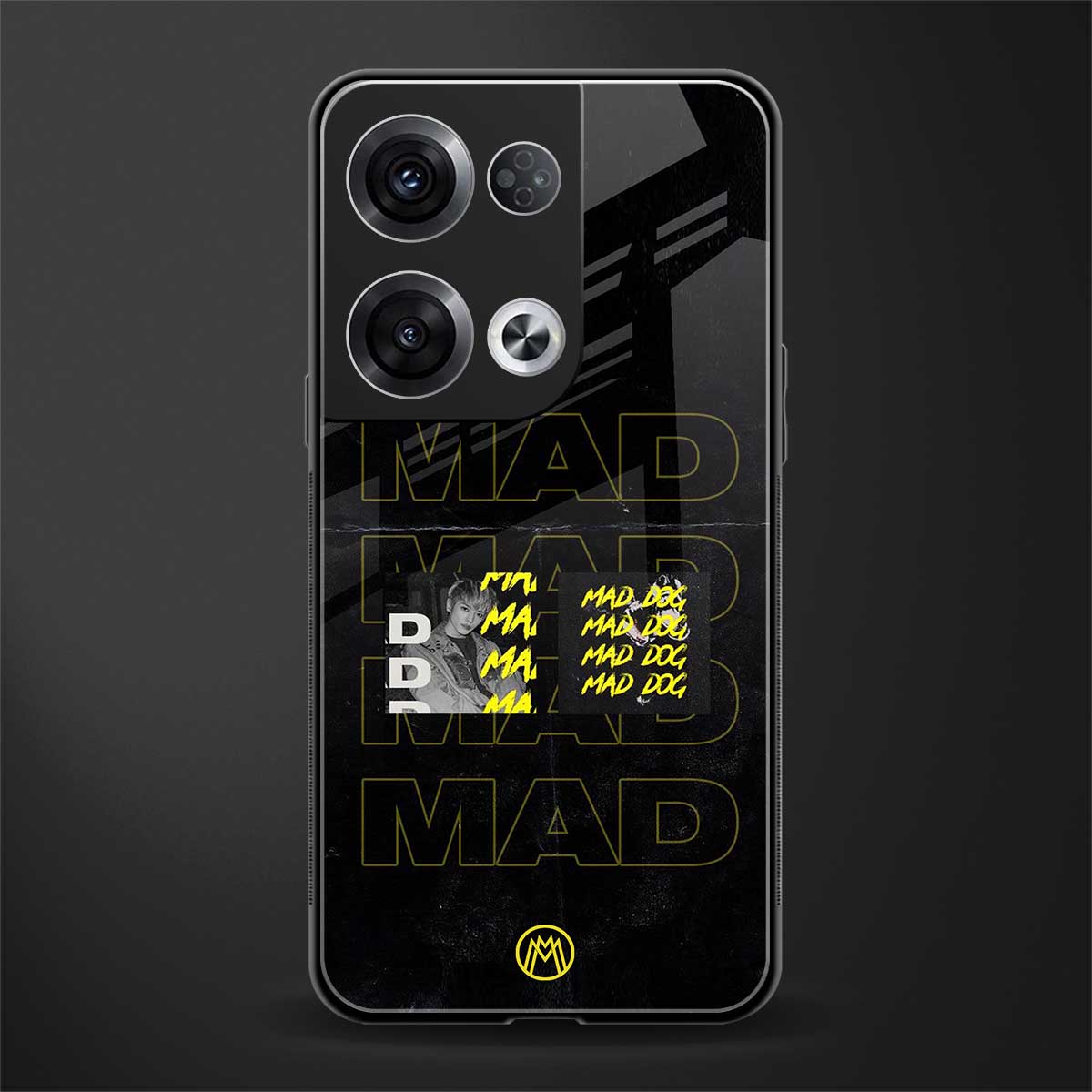 mad dog back phone cover | glass case for oppo reno 8