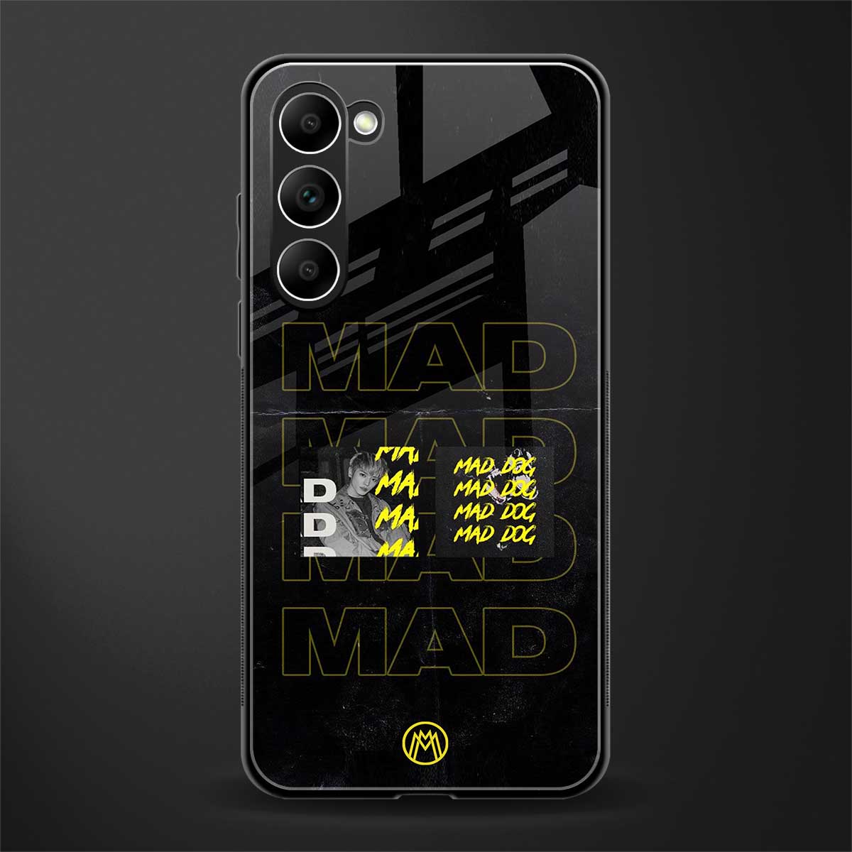 mad dog glass case for phone case | glass case for samsung galaxy s23