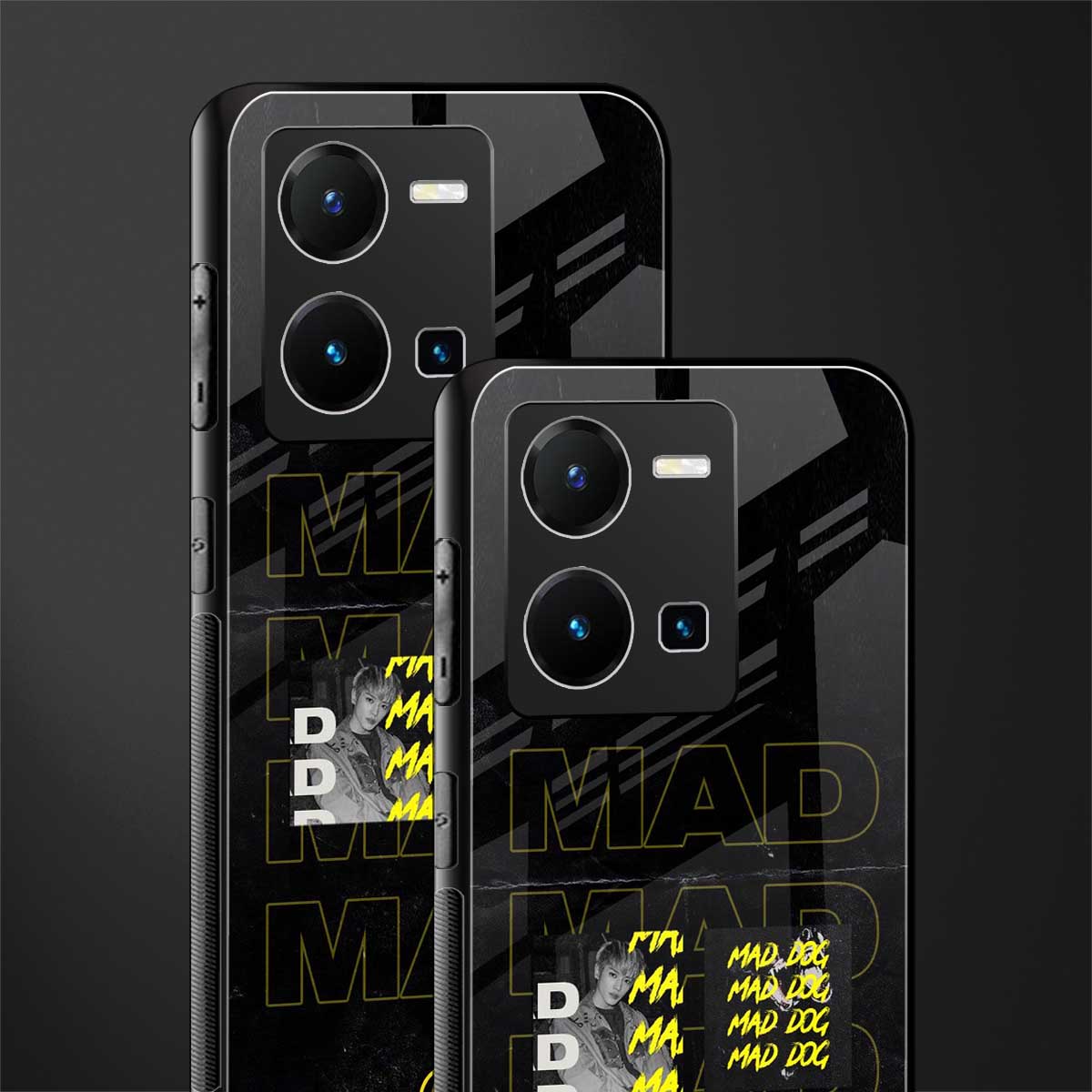 mad dog back phone cover | glass case for vivo y35 4g