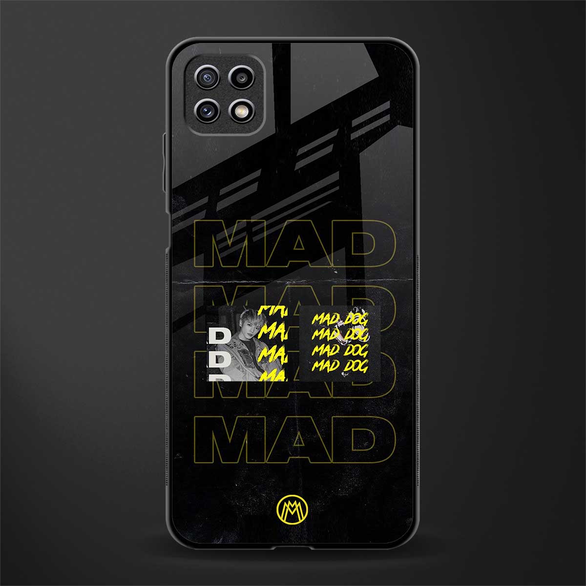 mad dog back phone cover | glass case for samsung galaxy f42