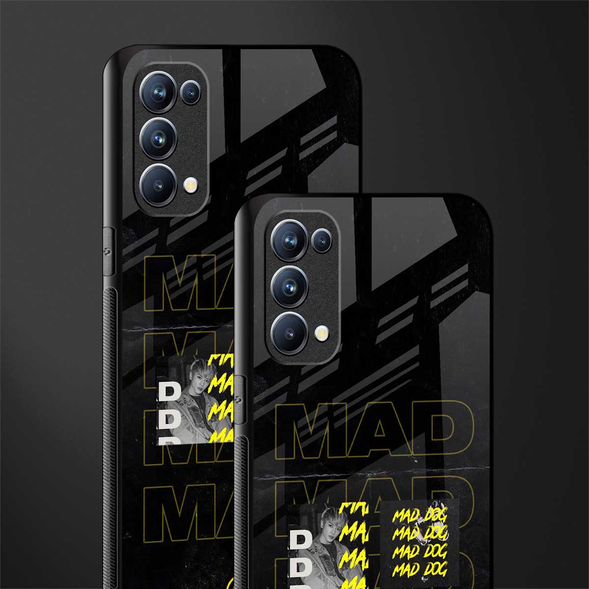 mad dog back phone cover | glass case for oppo reno 5