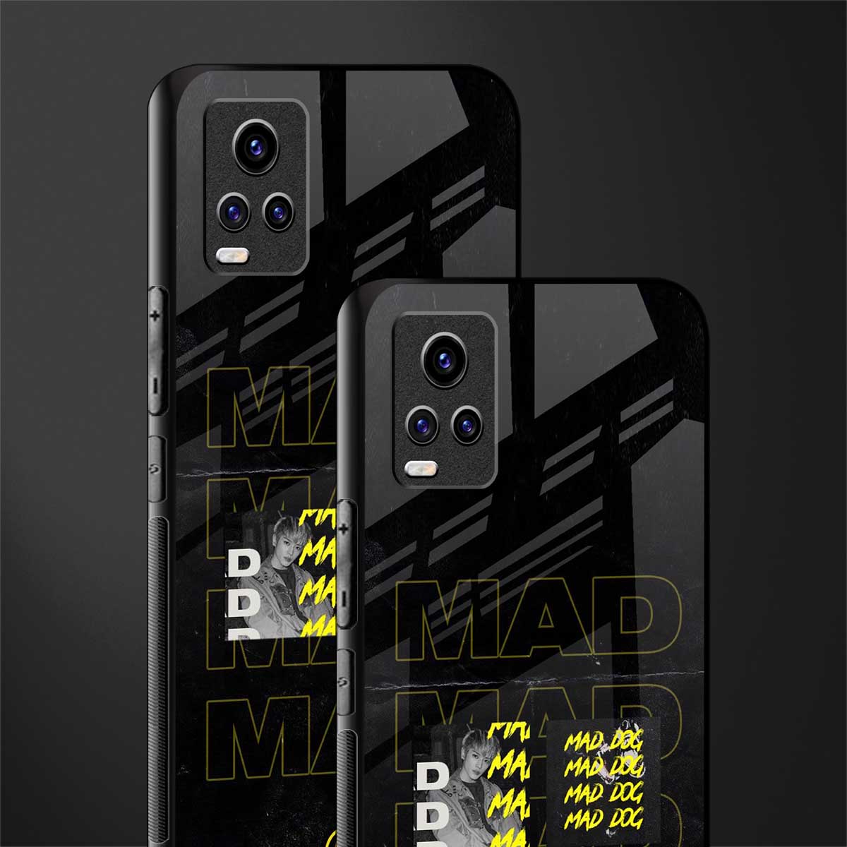 mad dog back phone cover | glass case for vivo v21e 4g