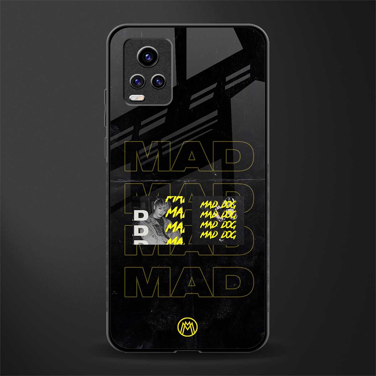 mad dog back phone cover | glass case for vivo v21e 4g