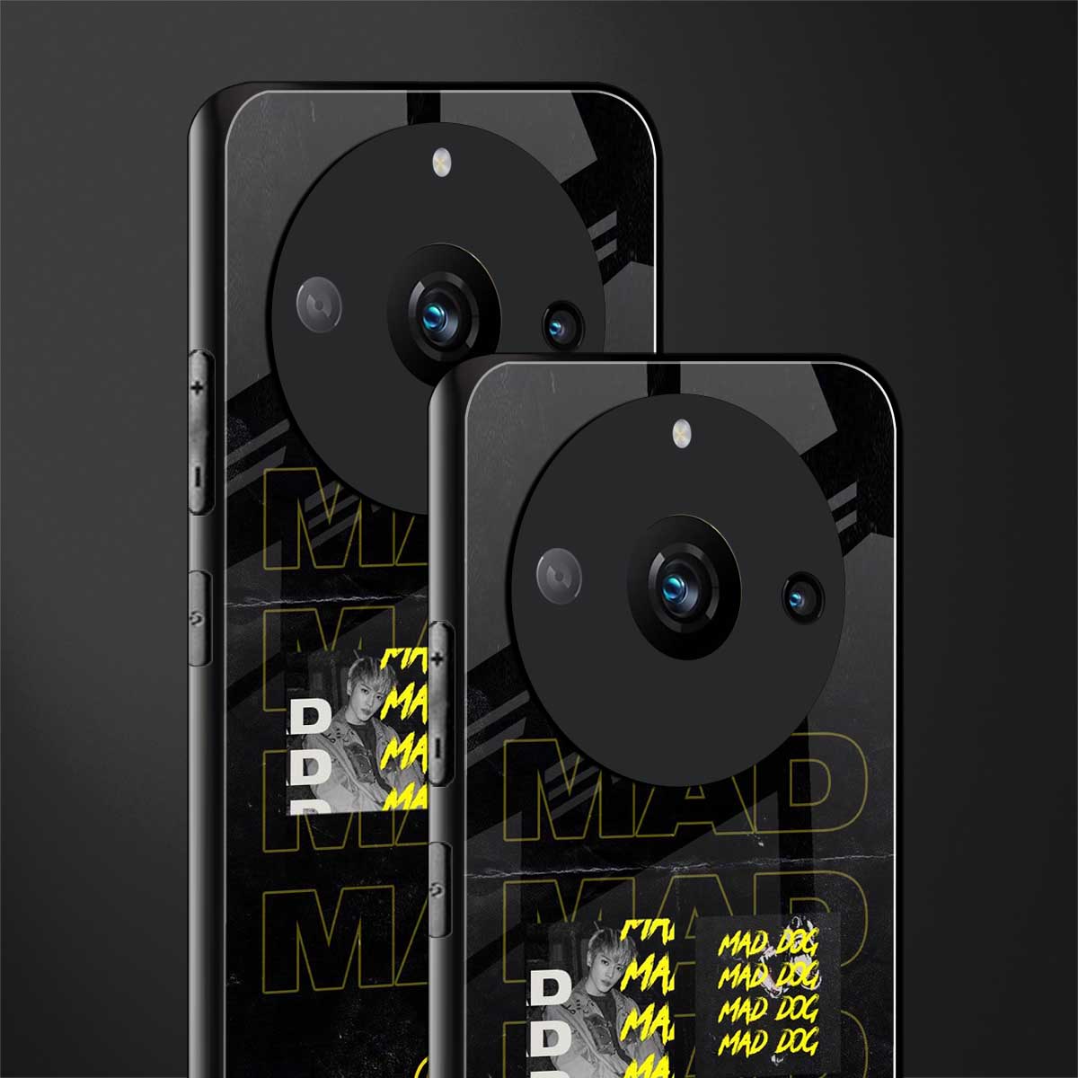 mad dog back phone cover | glass case for realme 11 pro 5g