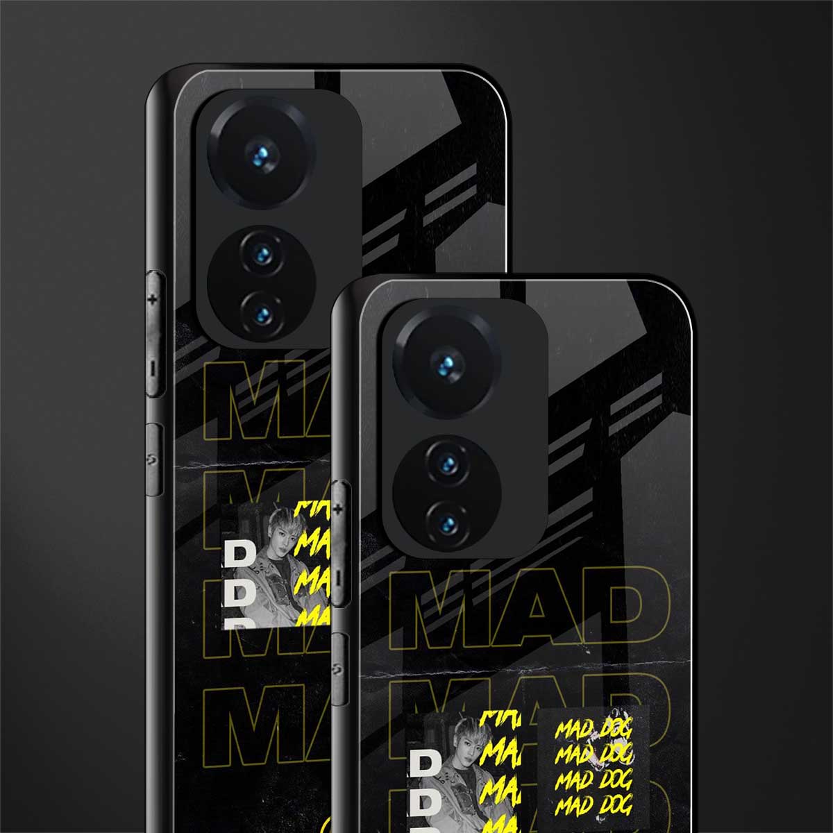 mad dog back phone cover | glass case for vivo t1 44w 4g