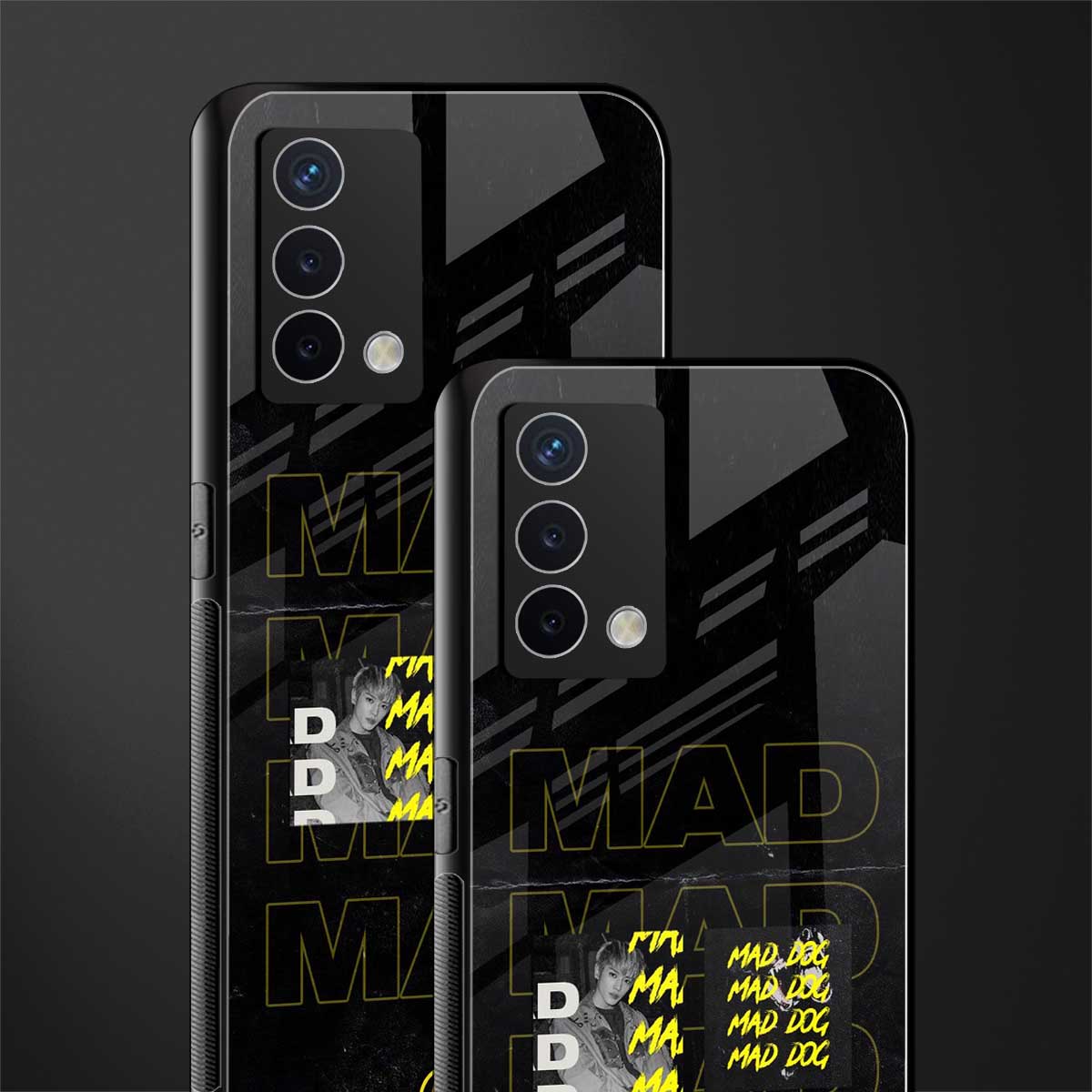 mad dog back phone cover | glass case for oppo a74 4g