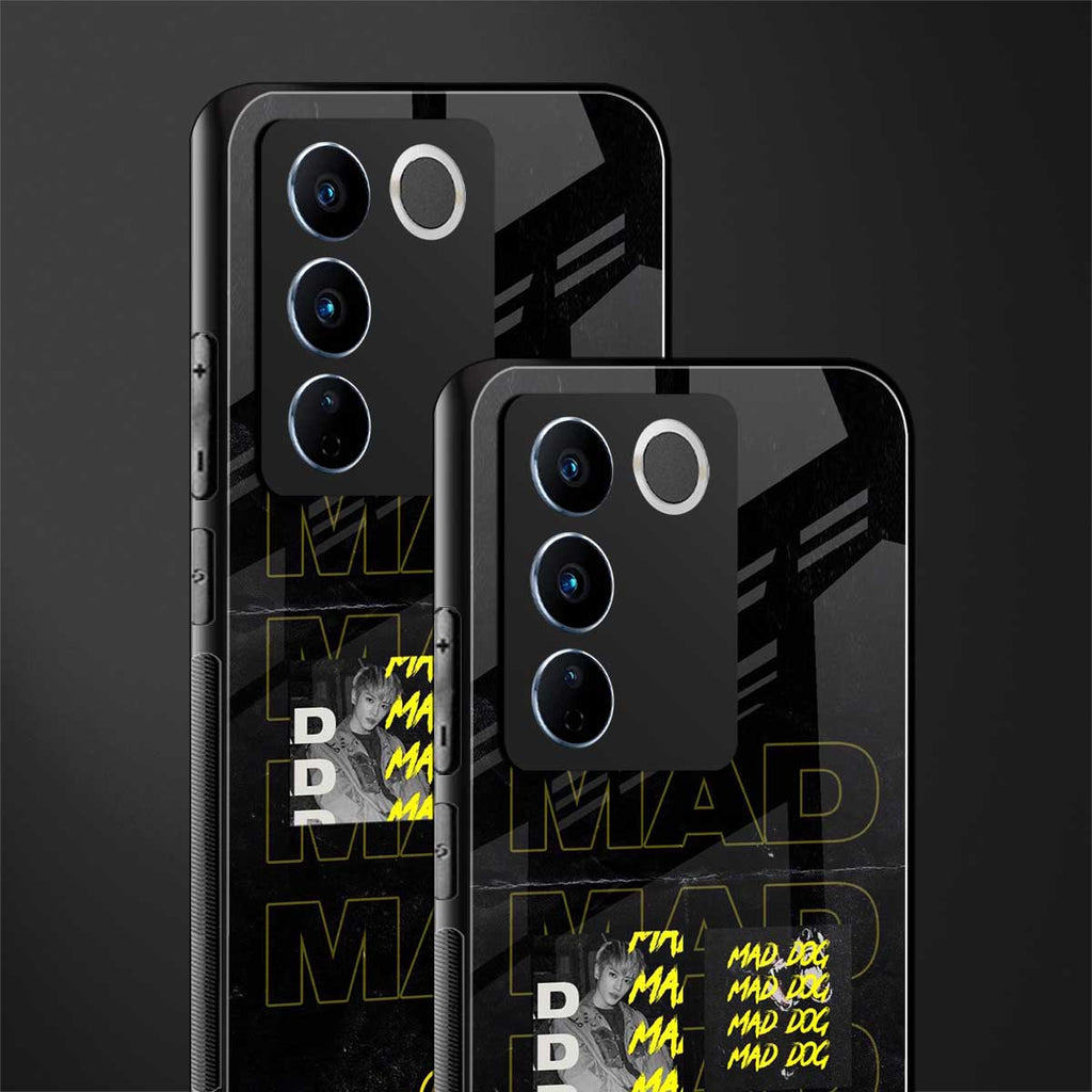 mad dog back phone cover | glass case for vivo v27 pro 5g