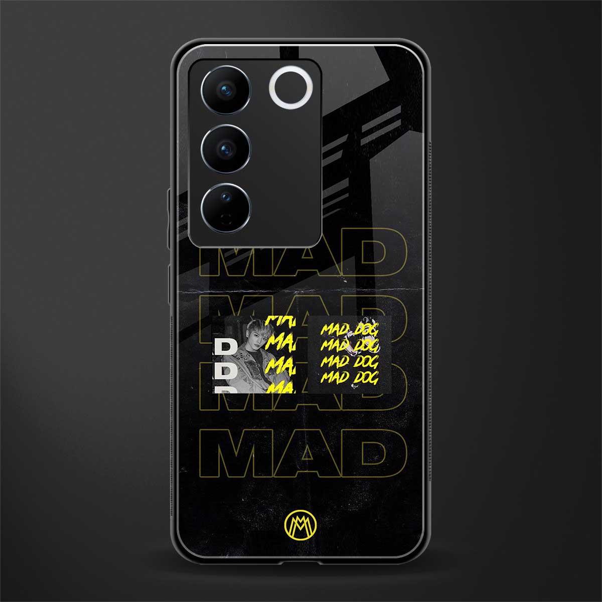 mad dog back phone cover | glass case for vivo v27 pro 5g