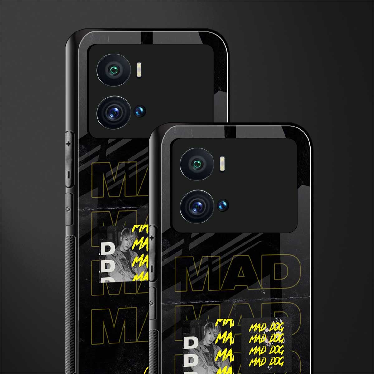 mad dog back phone cover | glass case for iQOO 9 Pro