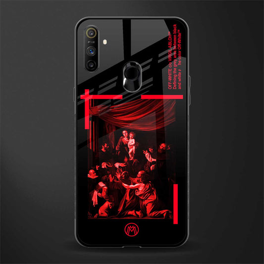 madonna of the rosary glass case for realme narzo 20a image