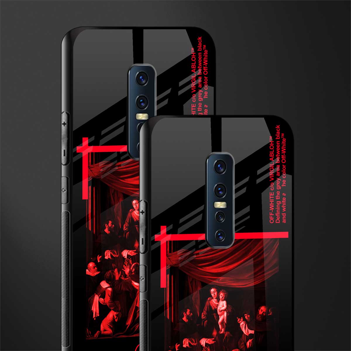madonna of the rosary glass case for vivo v17 pro image-2