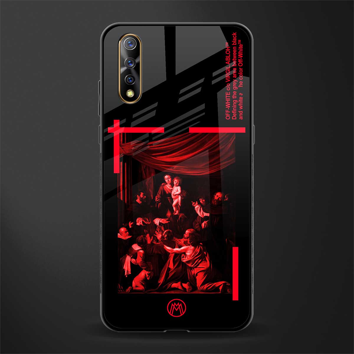 madonna of the rosary glass case for vivo z1x image