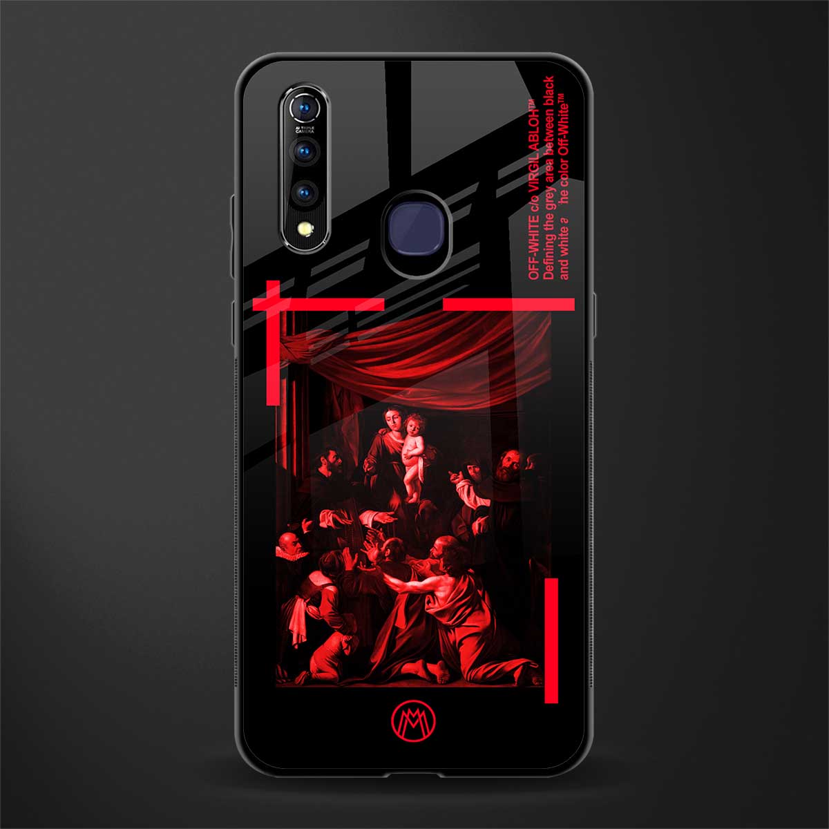 madonna of the rosary glass case for vivo z1 pro image