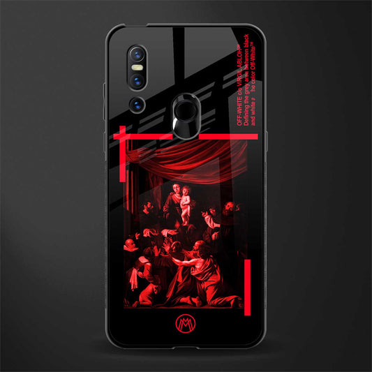 madonna of the rosary glass case for vivo v15 image