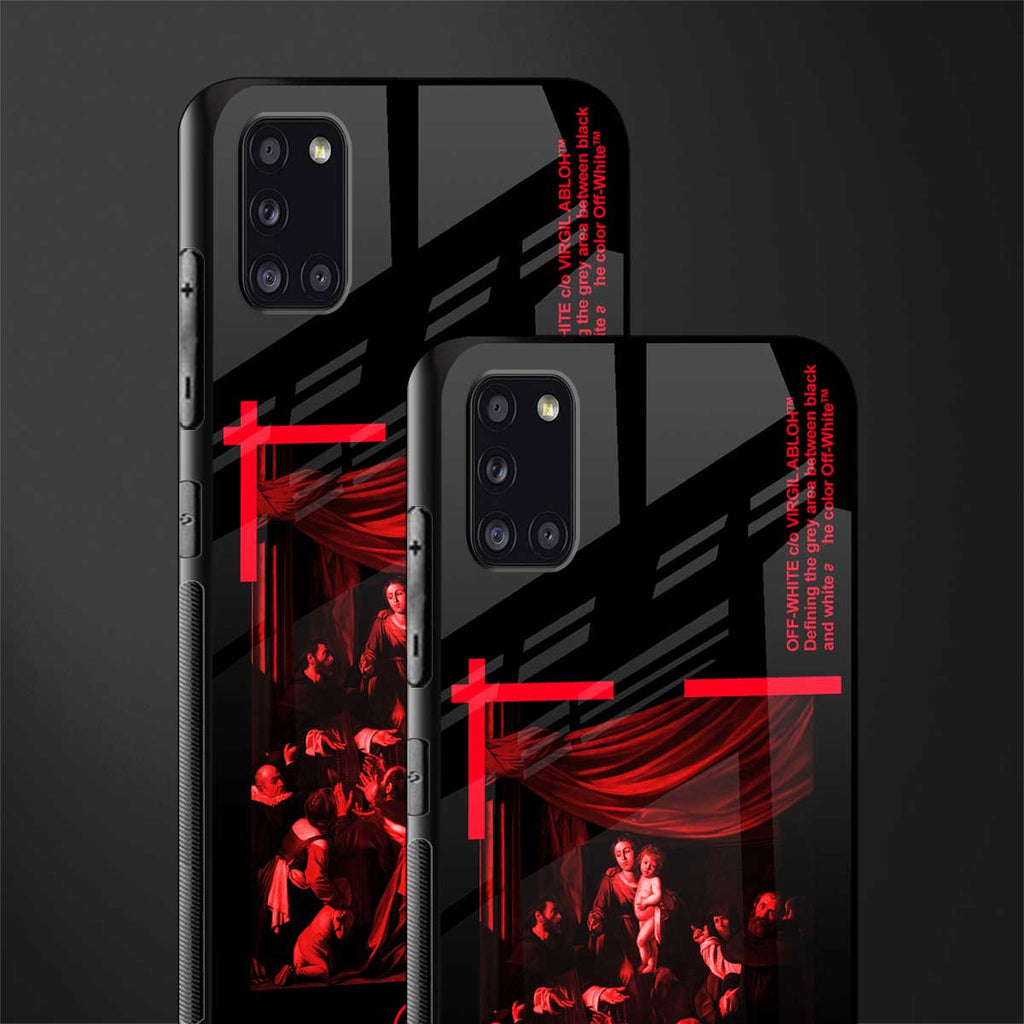 madonna of the rosary glass case for samsung galaxy a31 image-2