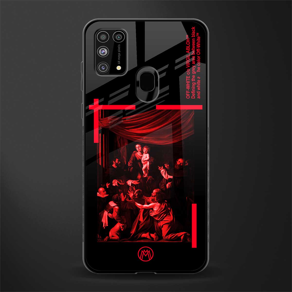 madonna of the rosary glass case for samsung galaxy f41 image