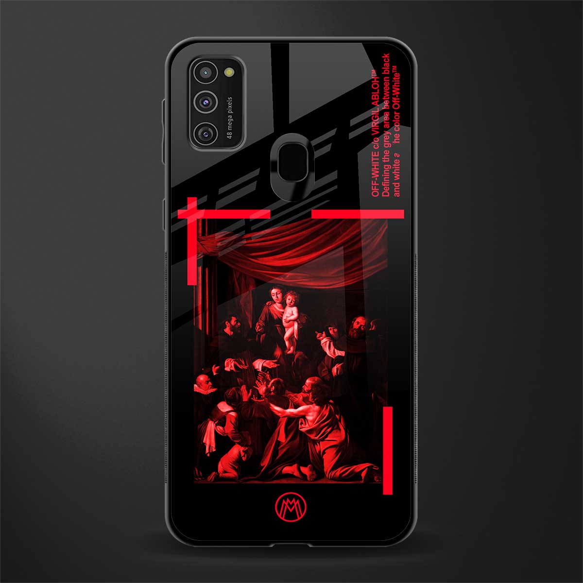 madonna of the rosary glass case for samsung galaxy m30s image