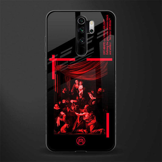 madonna of the rosary glass case for redmi note 8 pro image