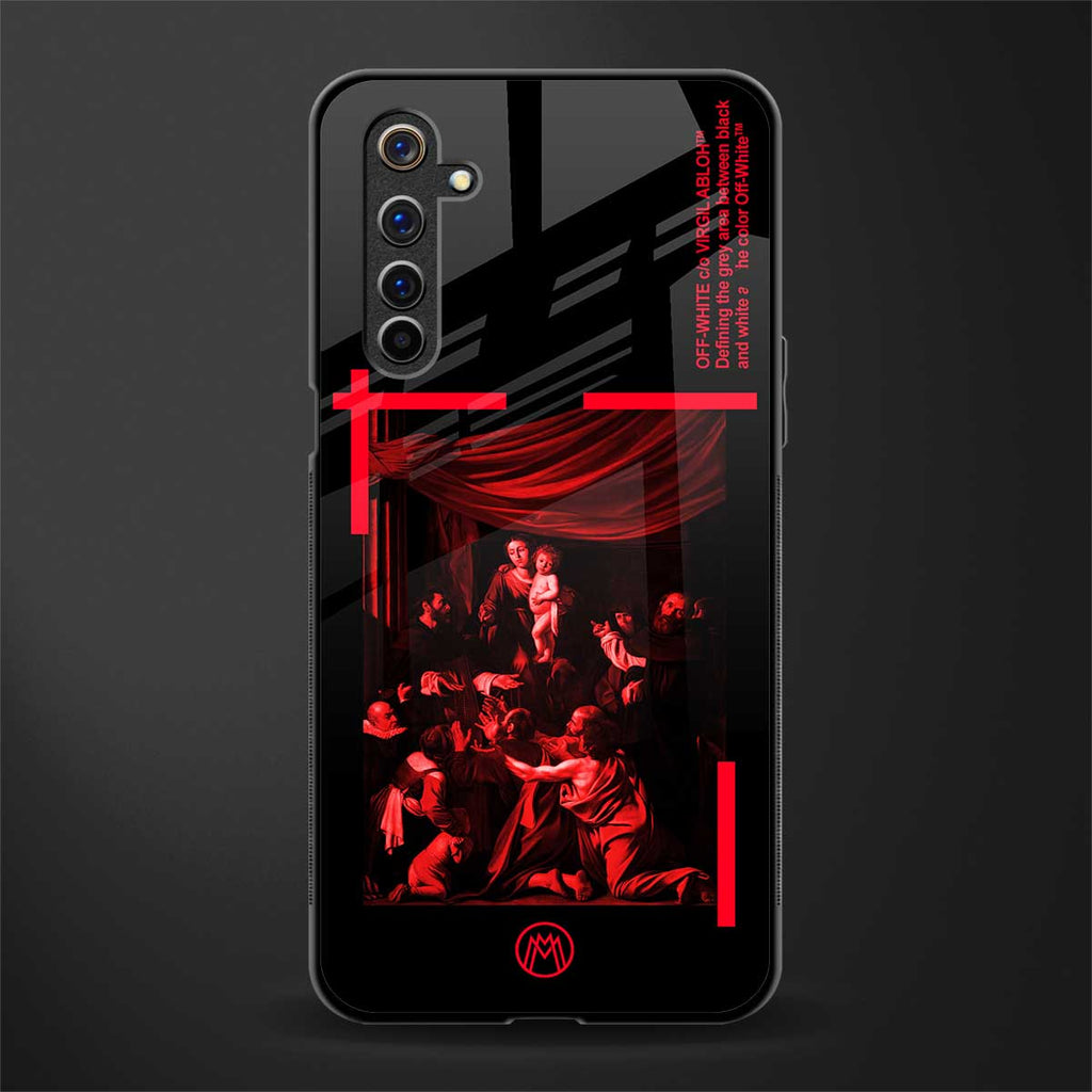madonna of the rosary glass case for realme 6 pro image