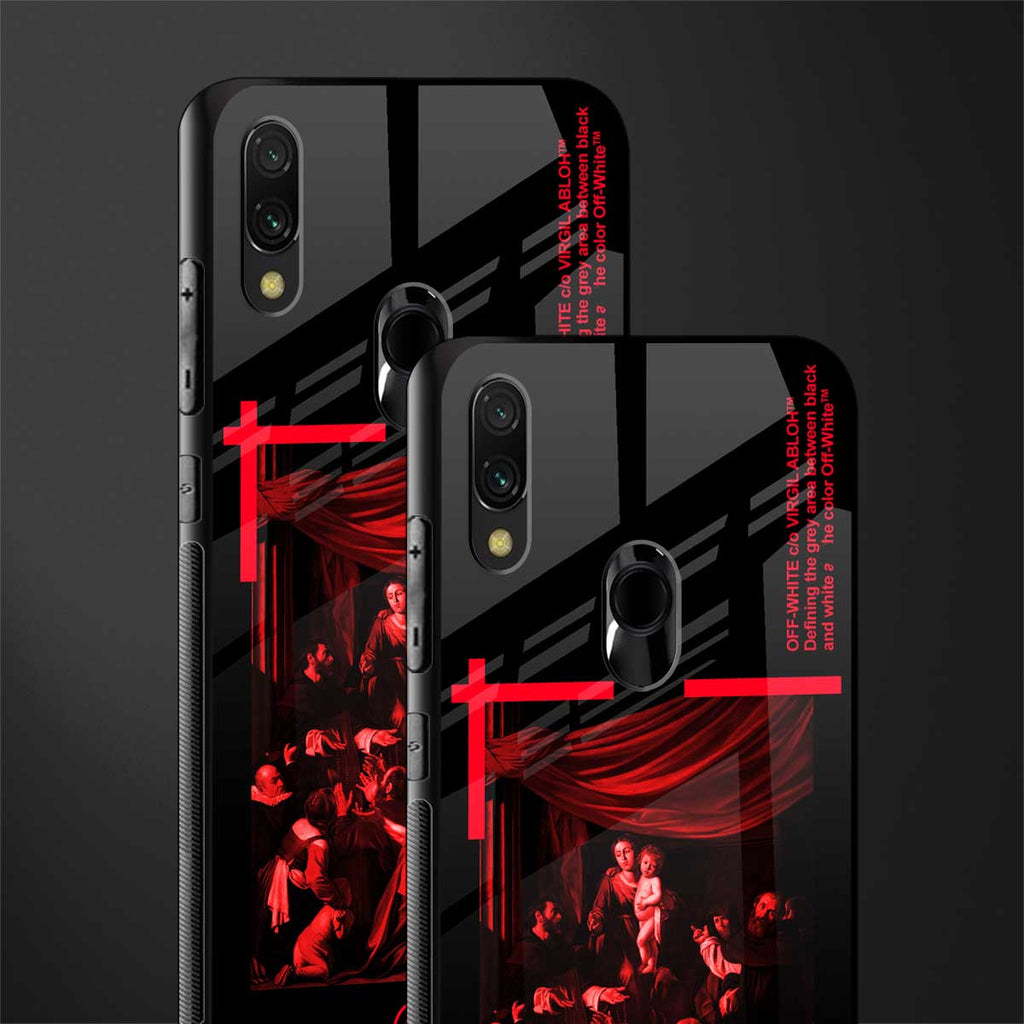 madonna of the rosary glass case for redmi note 7 image-2