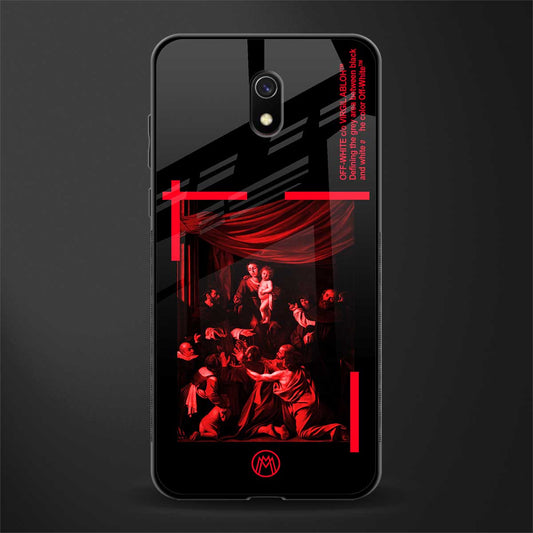 madonna of the rosary glass case for redmi 8a image