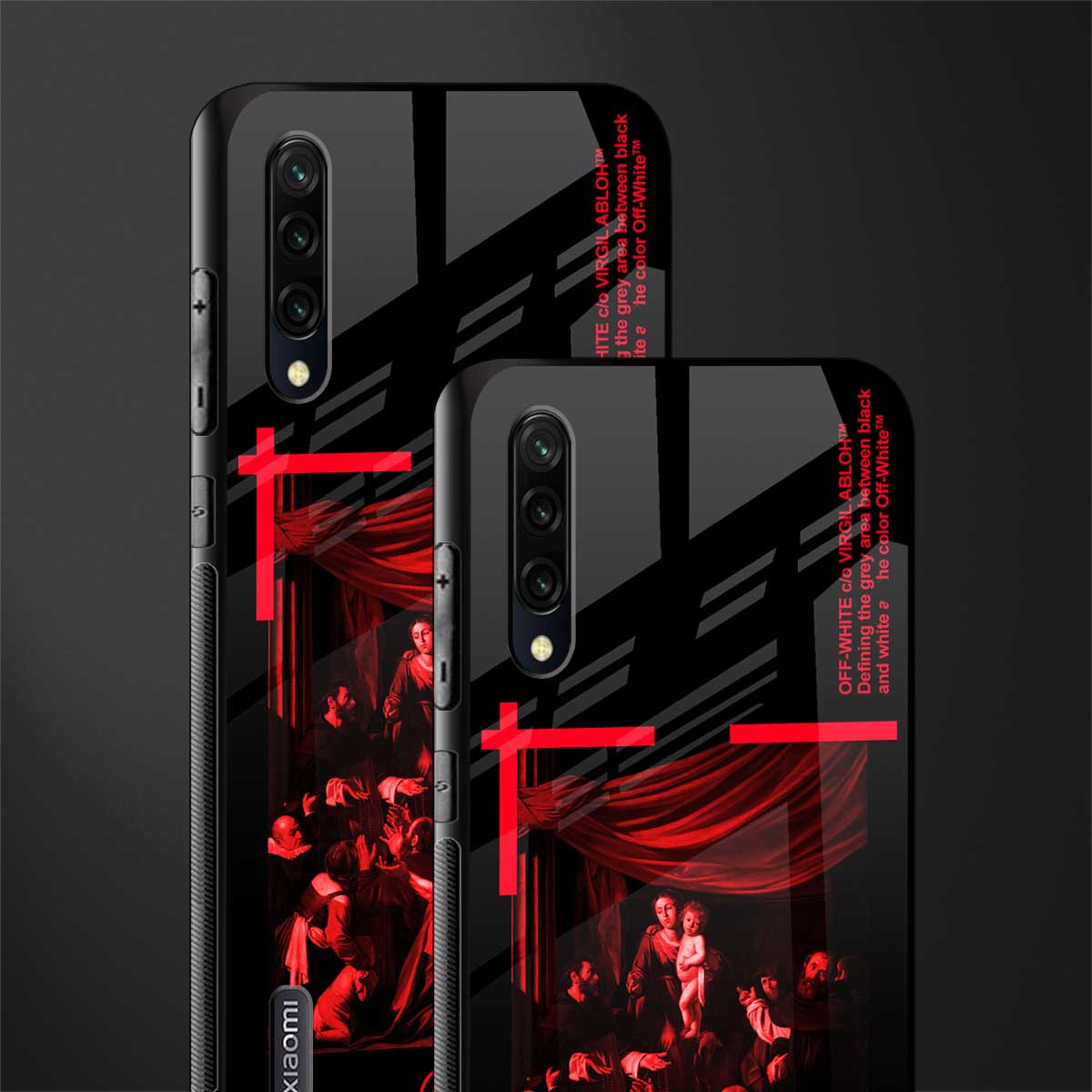 madonna of the rosary glass case for mi a3 redmi a3 image-2