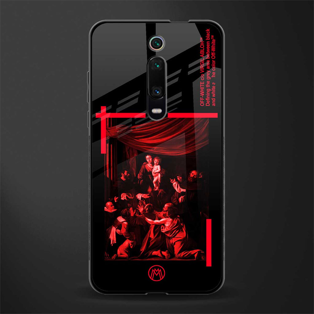 madonna of the rosary glass case for redmi k20 image