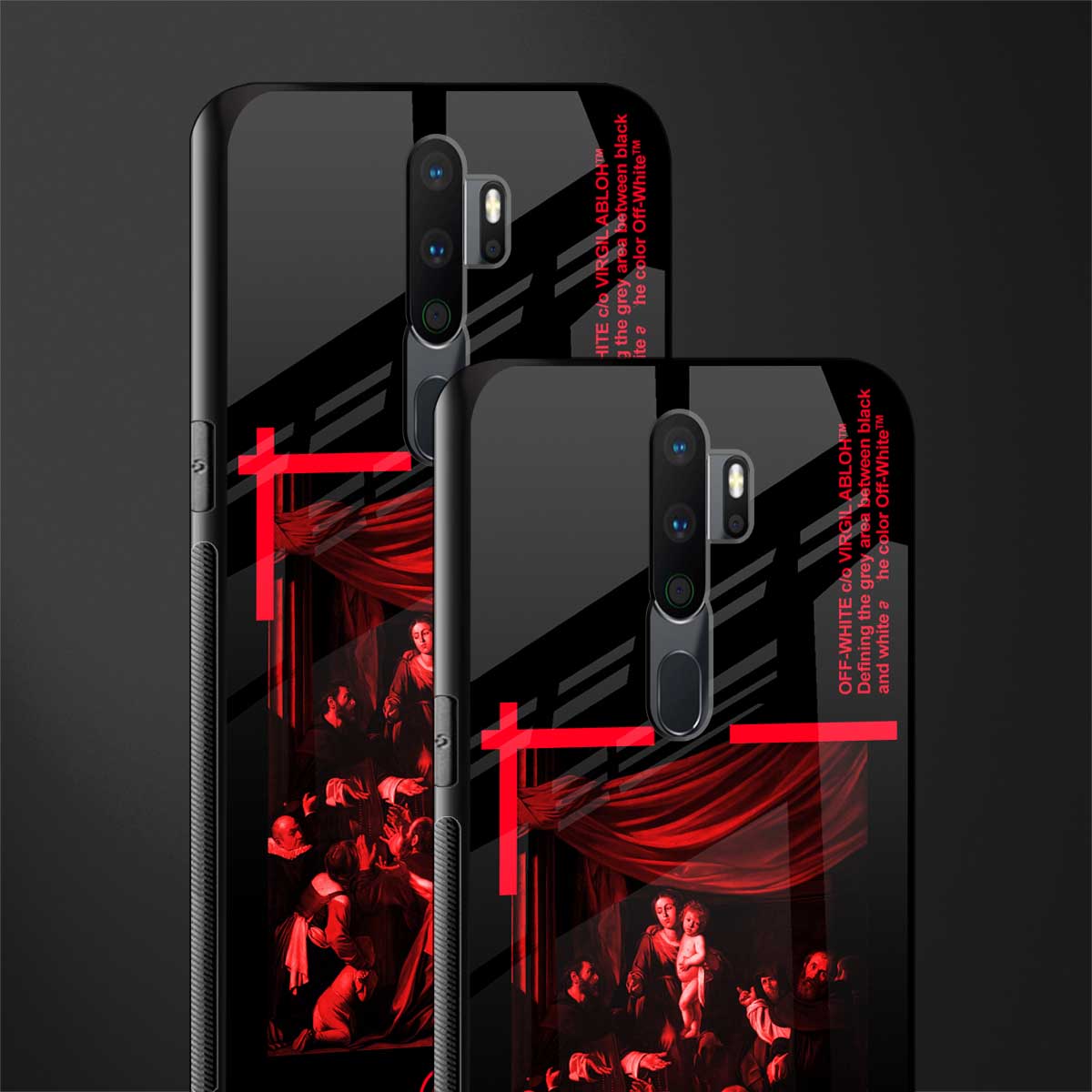 madonna of the rosary glass case for oppo a5 2020 image-2