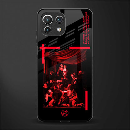 madonna of the rosary glass case for mi 11 lite image