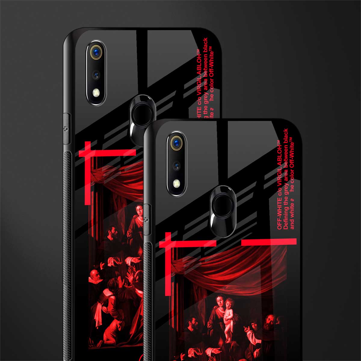 madonna of the rosary glass case for realme 3 pro image-2