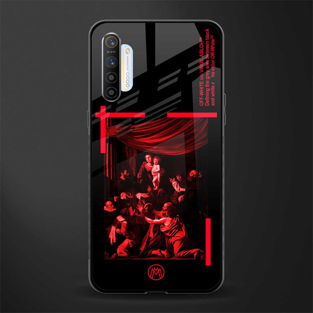 madonna of the rosary glass case for realme xt image