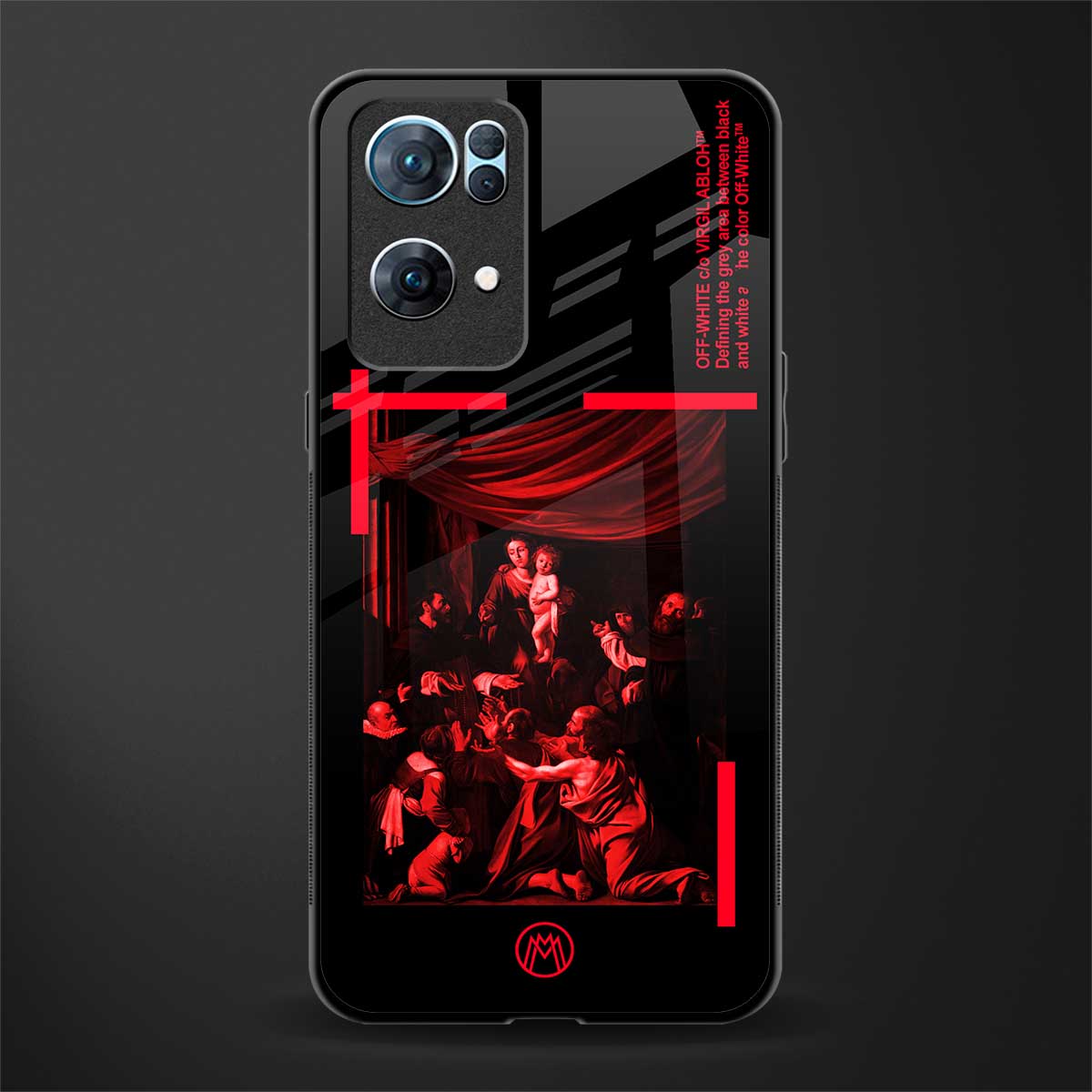 madonna of the rosary glass case for oppo reno7 pro 5g image