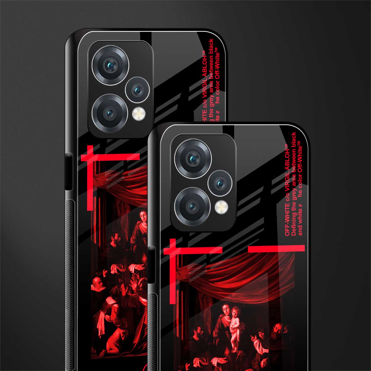 madonna of the rosary back phone cover | glass case for realme 9 pro 5g
