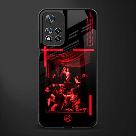madonna of the rosary glass case for poco m4 pro 5g image