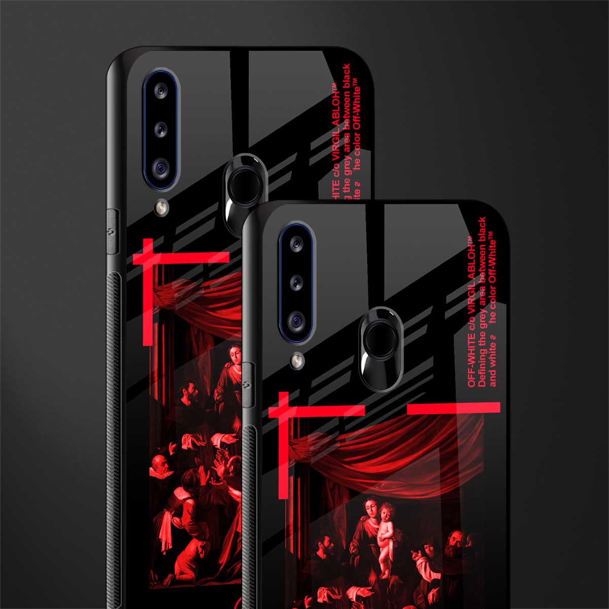 madonna of the rosary glass case for samsung galaxy a20s image-2