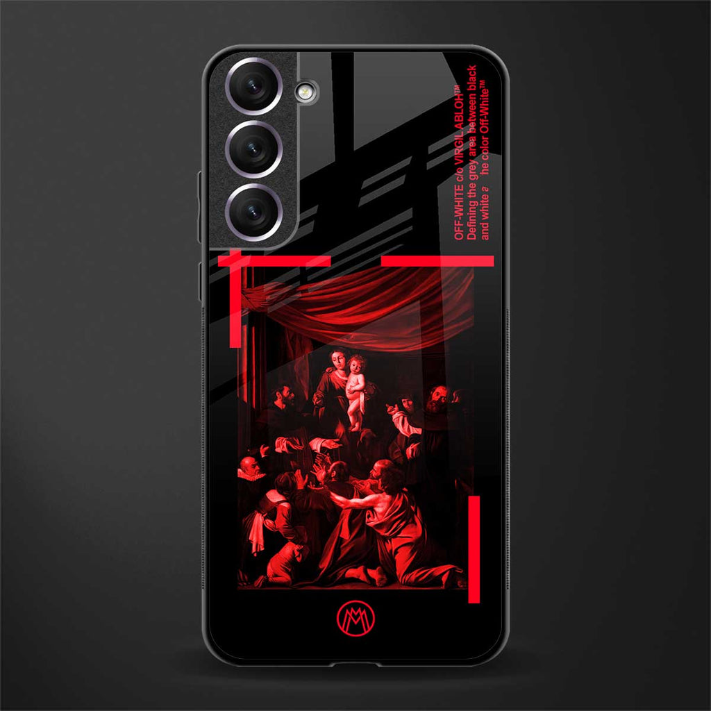 madonna of the rosary glass case for samsung galaxy s21 fe 5g image