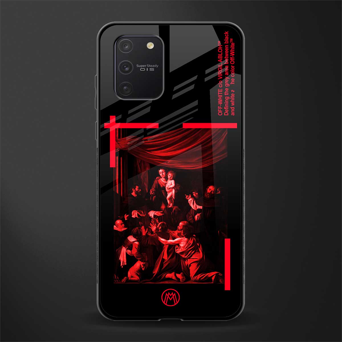 madonna of the rosary glass case for samsung galaxy a91 image