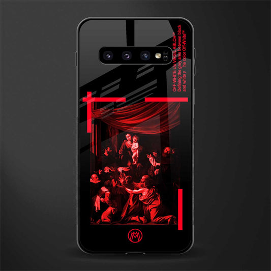 madonna of the rosary glass case for samsung galaxy s10 image