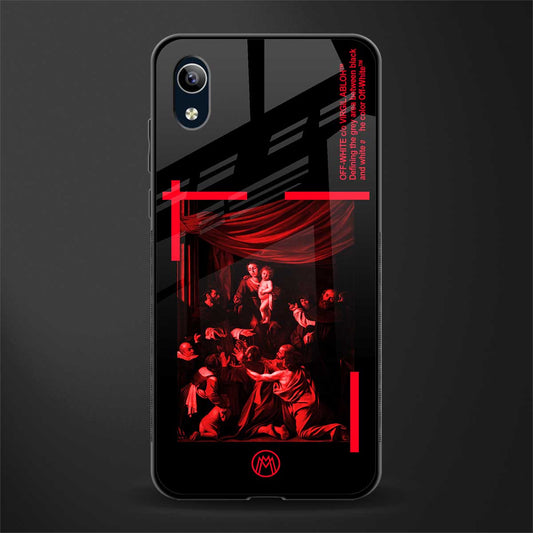 madonna of the rosary glass case for vivo y1s without fingerprint image