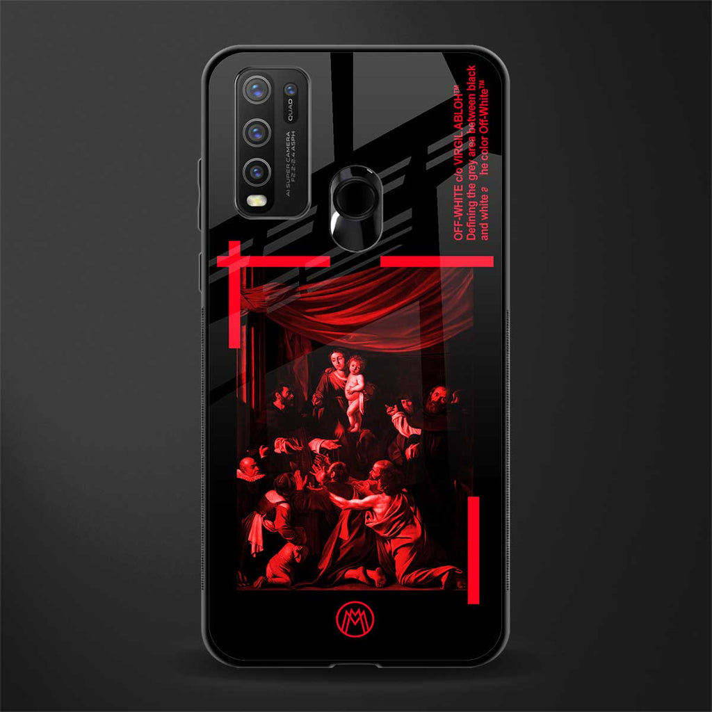 madonna of the rosary glass case for vivo y50 image