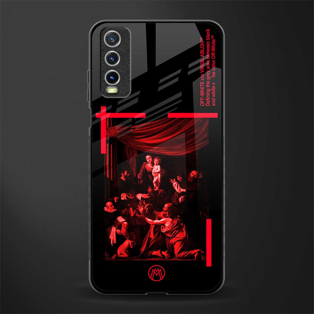 madonna of the rosary glass case for vivo y20i vivo y20t image
