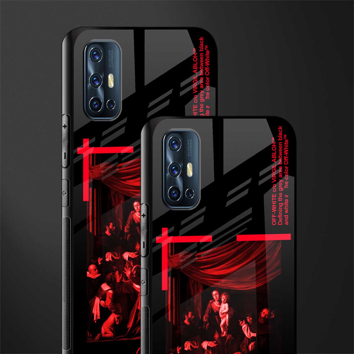 madonna of the rosary glass case for vivo v17 image-2