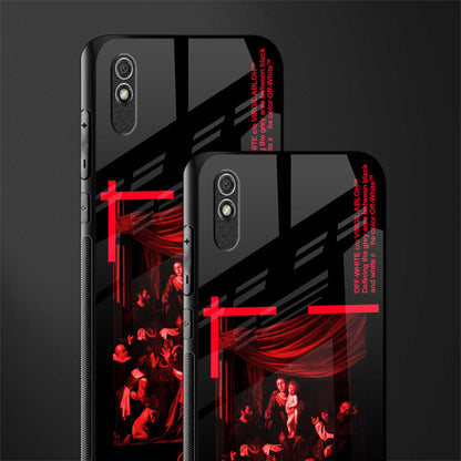 madonna of the rosary glass case for redmi 9i image-2