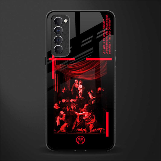madonna of the rosary glass case for oppo reno 4 pro image