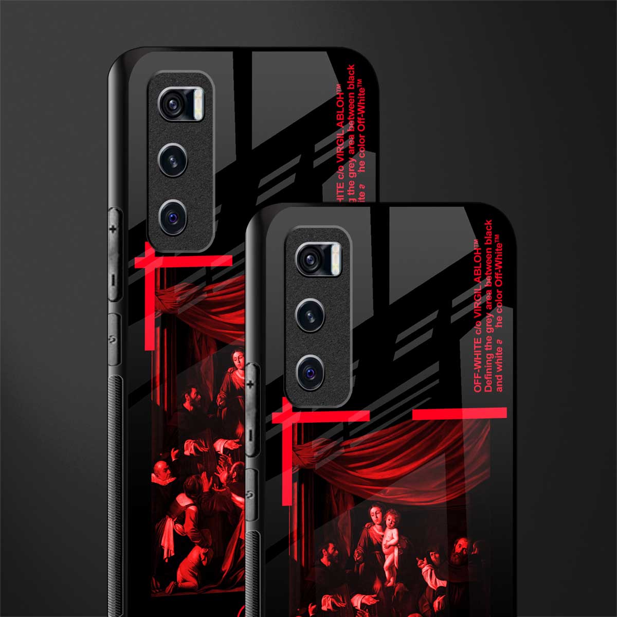 madonna of the rosary glass case for vivo v20 se image-2