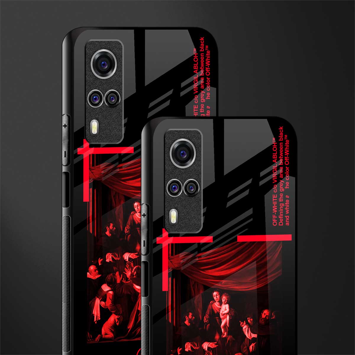 madonna of the rosary glass case for vivo y53s image-2