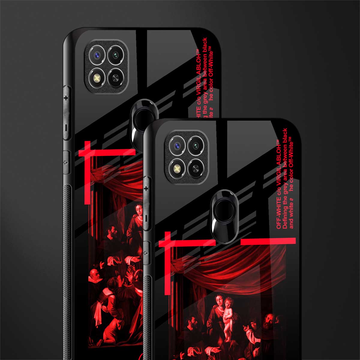 madonna of the rosary glass case for redmi 9 image-2