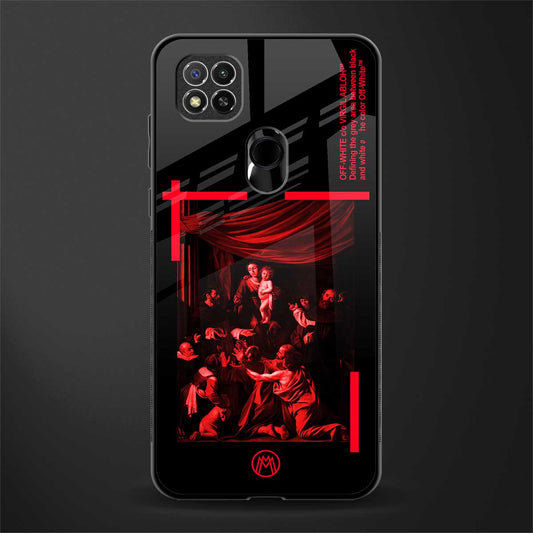 madonna of the rosary glass case for redmi 9 image