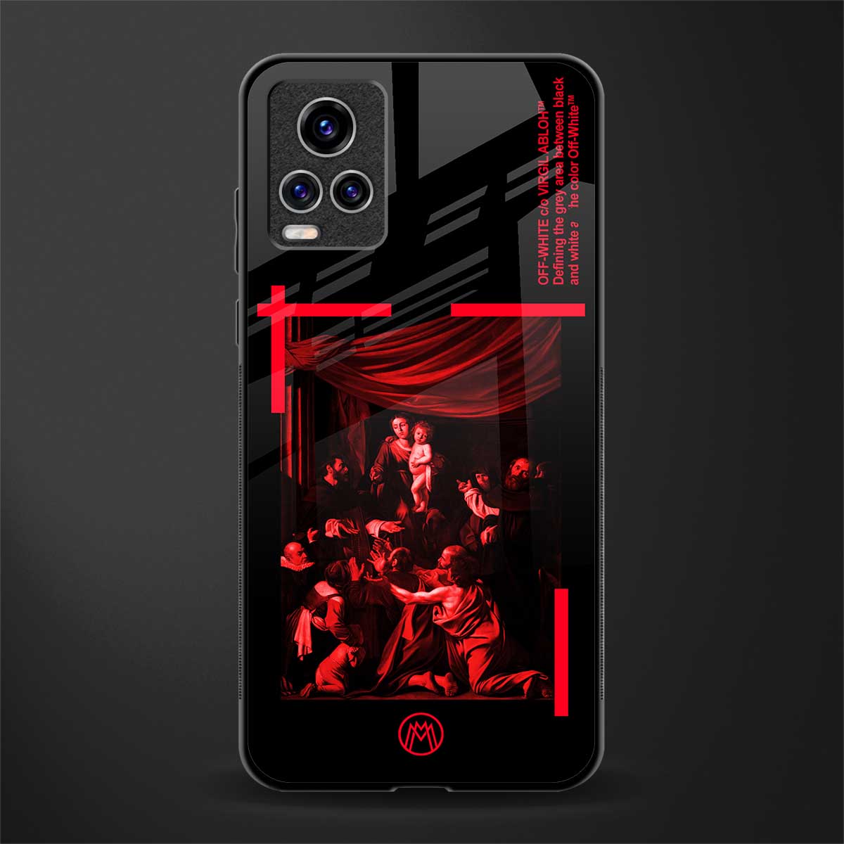 madonna of the rosary glass case for vivo v20 pro image