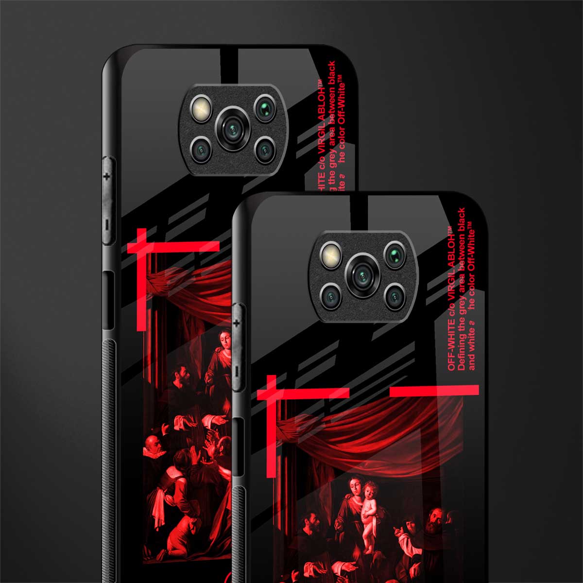 madonna of the rosary glass case for poco x3 pro image-2